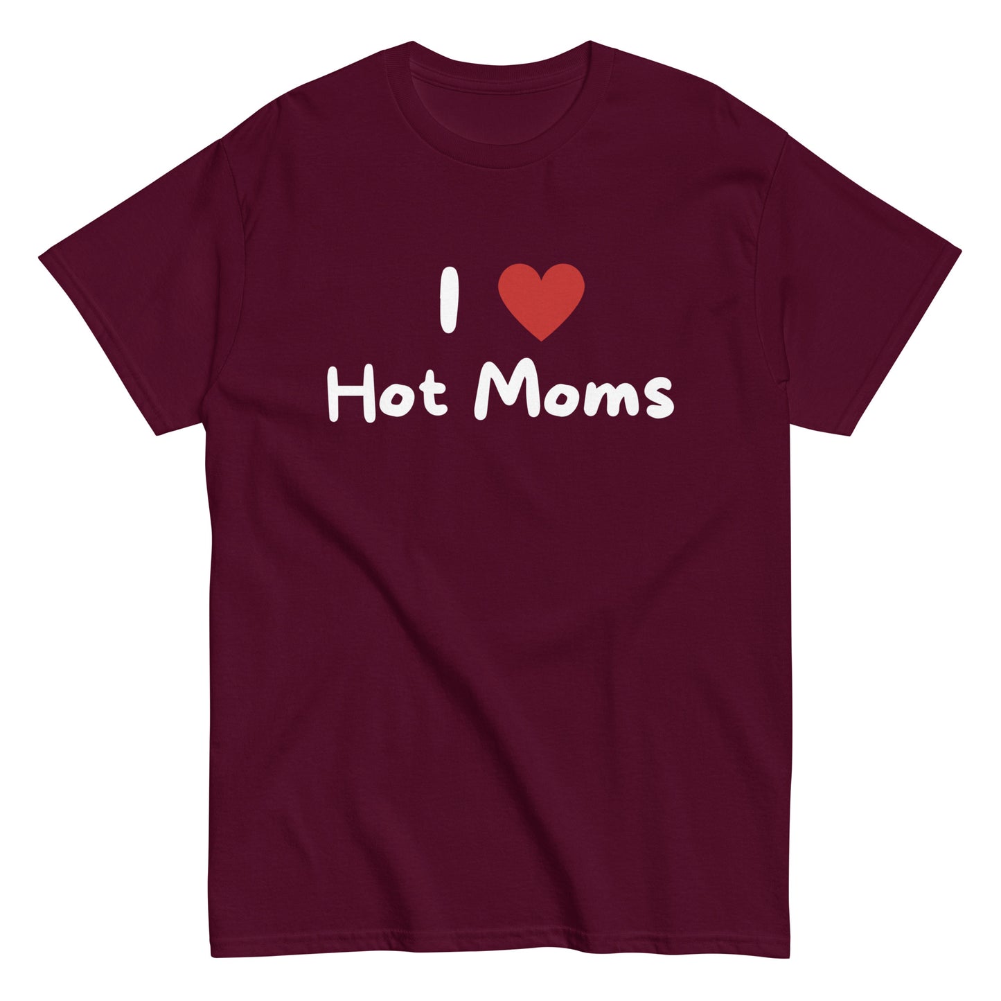 Bordoo I love Hot Moms -hauska t-paita lahjaksi Meemirotta tuotemerkiltä
