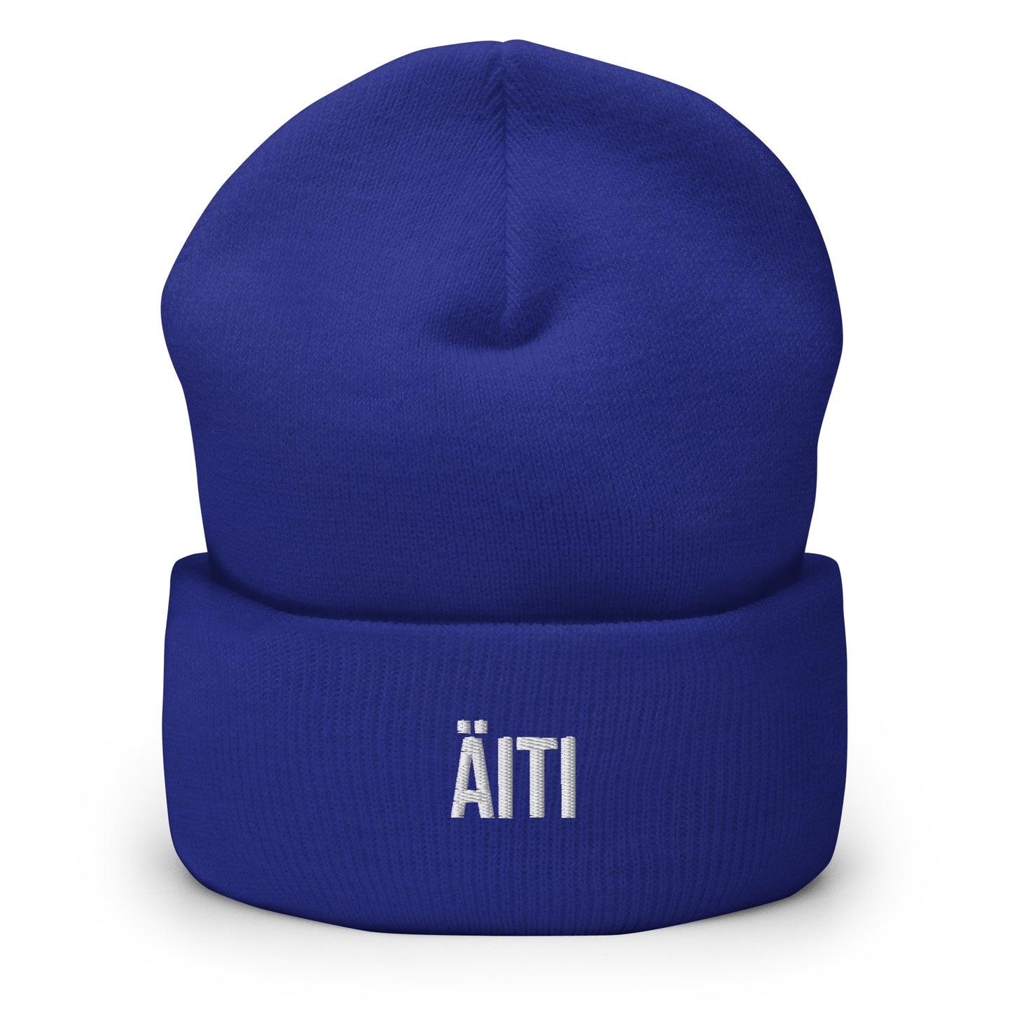 Sininen äiti-pipo lahjaksi, mukava ja lämmin asuste äideille
