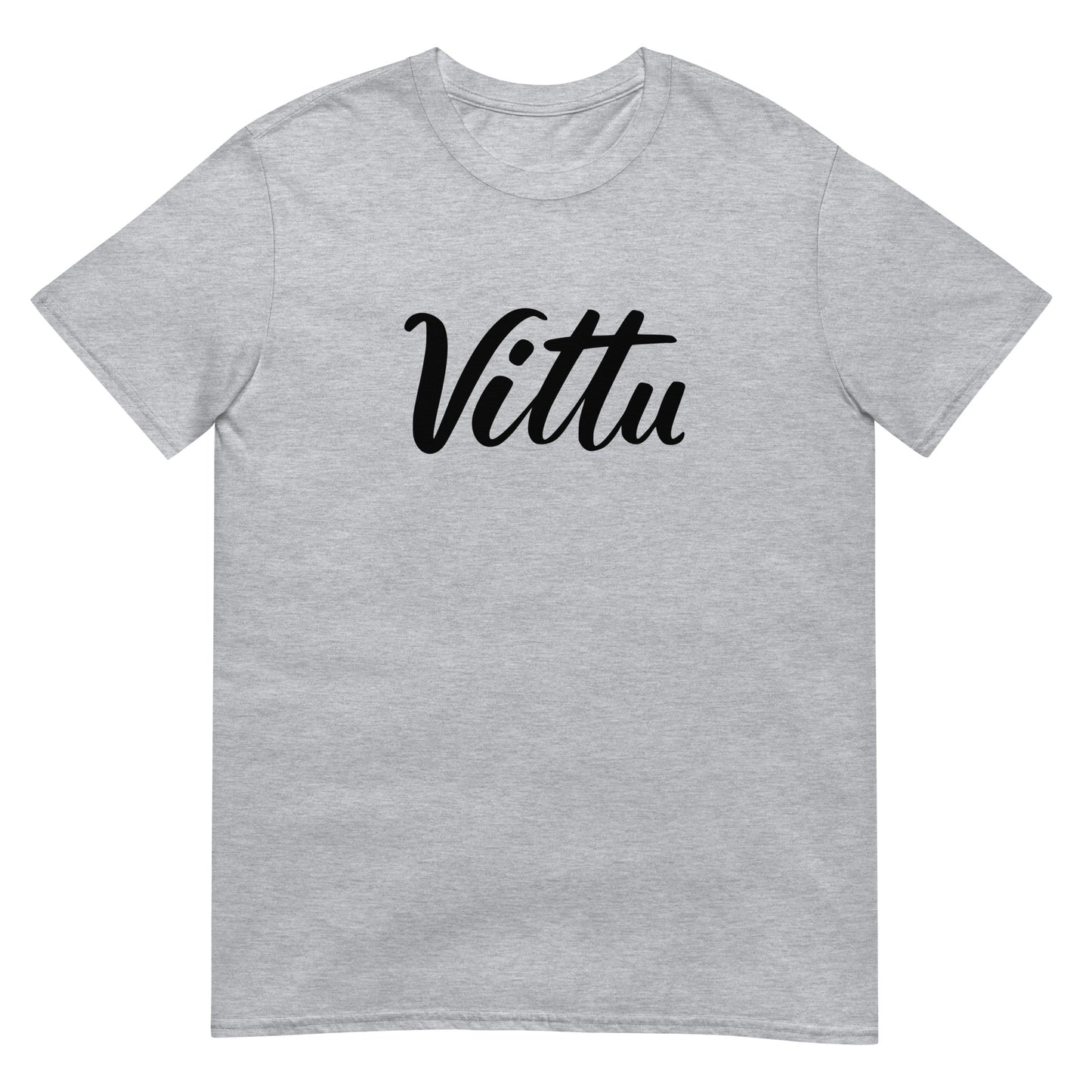 Meemirottan Harmaa Vittu T-Paitassa on keskellä tyylikkäästi mustalla kursiivilla painettu sana "Vittu", joten se on ihanteellinen lisä niille, jotka pitävät hauskasta paidasta ja haluavat täydentää meemivaatemallistoaan huumorilla.
