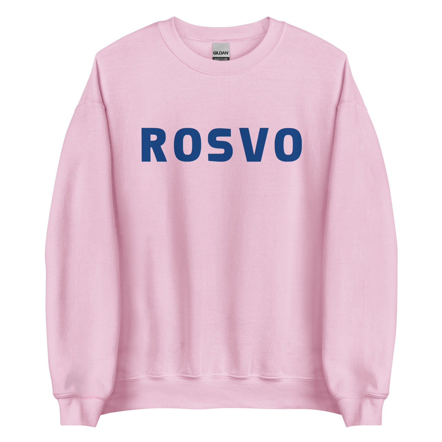 Yksinkertaista valkoista taustaa vasten seisoo henkilö, jolla on yllään Meemirottan musta "Rosvo College" collegepaita, jonka etupuolelle on painettu "ROVO" isoilla sinisillä kirjaimilla. Heidän pitkät hiuksensa on sidottu taakse, ja tämä leikkisä vaate lisää vaivattomasti ripaus huumoria heidän tyyliinsä.