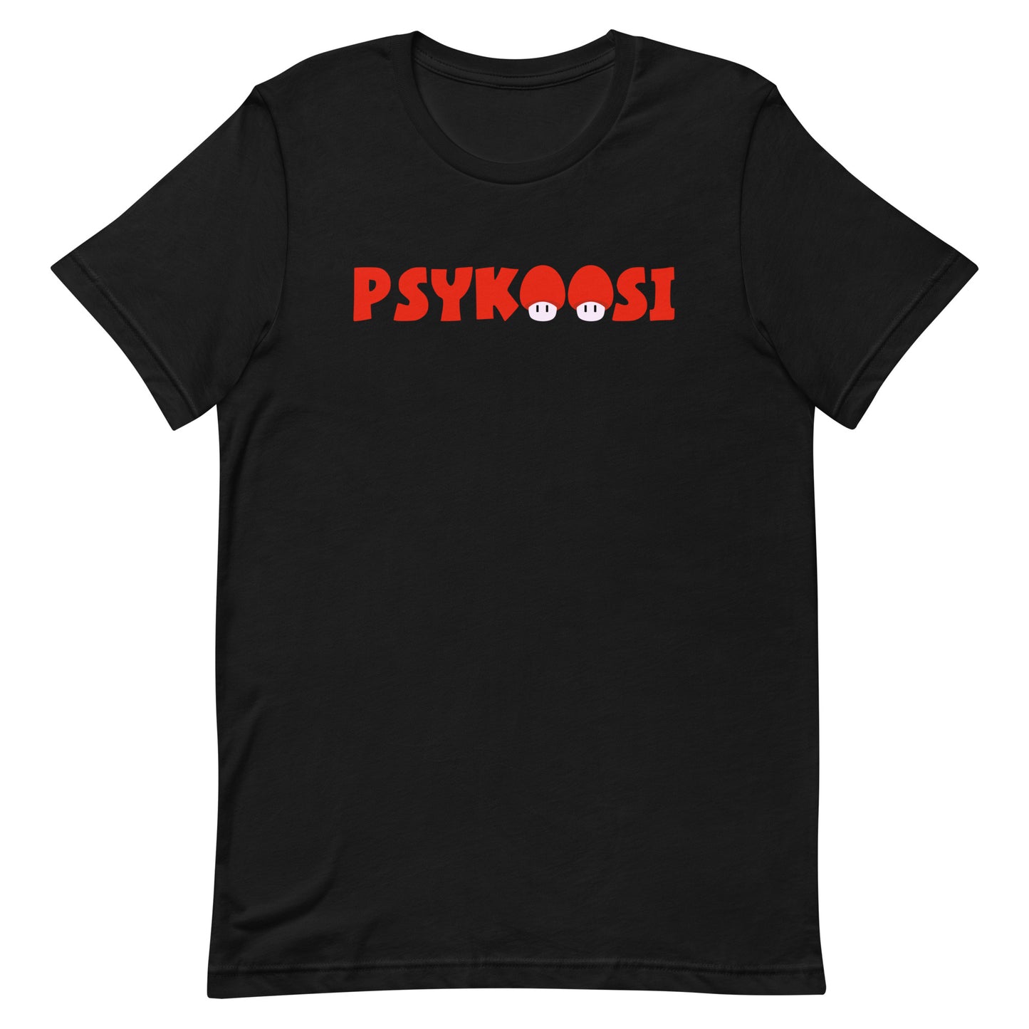 Meemirottan Vihreä Psykoosi T-Paitassa on lihavoitu punainen "PSYKOOSI"-kirjoitus rinnassa, ja kaksi sarjakuvasilmää muodostavat taitavasti keskimmäiset "O"-kirjaimet lisäten leikkisää ilmettä. Tämä hauskat payat -valinta on myös erinomainen lahjaidea kaikille ainutlaatuisia tyylejä arvostaville.