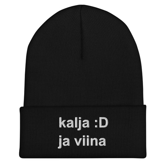 Hauska pipo kalja ja viina musta neuvo rauhallisesti ja hulvattomasti