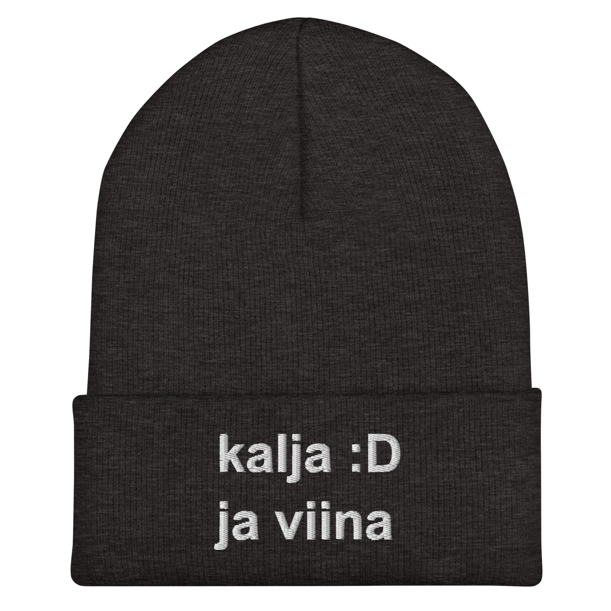Hauska pipo kalja ja viina, tummanharmaa, mukava ja tyylikäs lisä asusteisiin