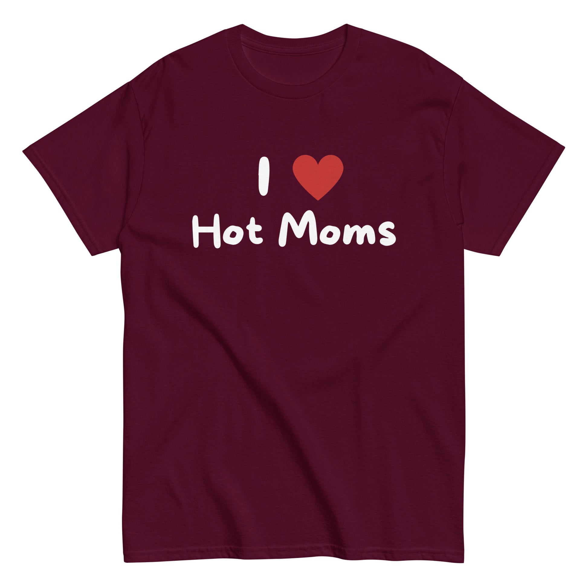Bordoo I love Hot Moms -hauska t-paita lahjaksi Meemirotta tuotemerkiltä