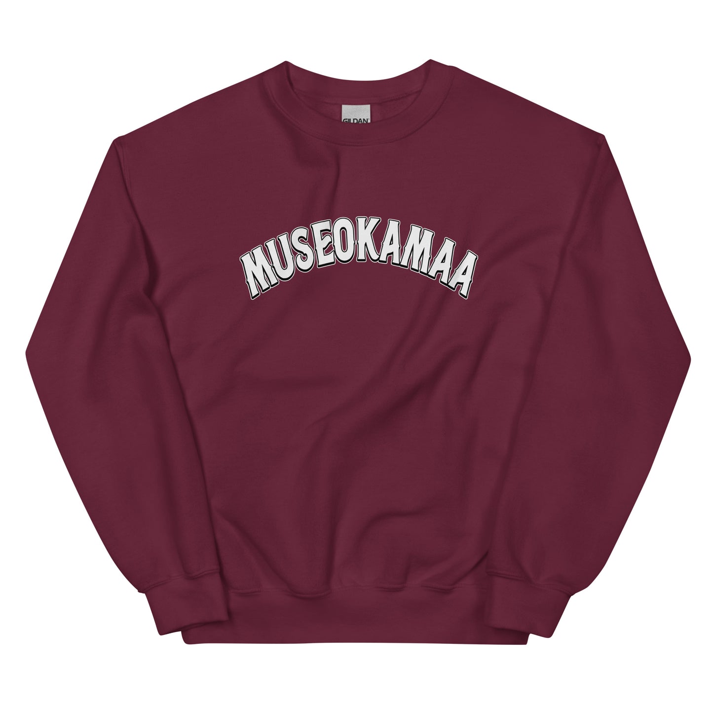 Burgundy Museokamaa collegepaita, mukava ja tyylikäs valinta arkeen