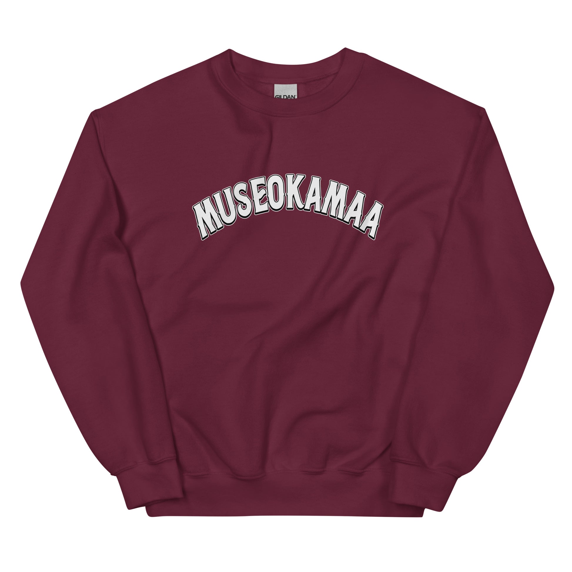 Burgundy Museokamaa collegepaita, mukava ja tyylikäs valinta arkeen