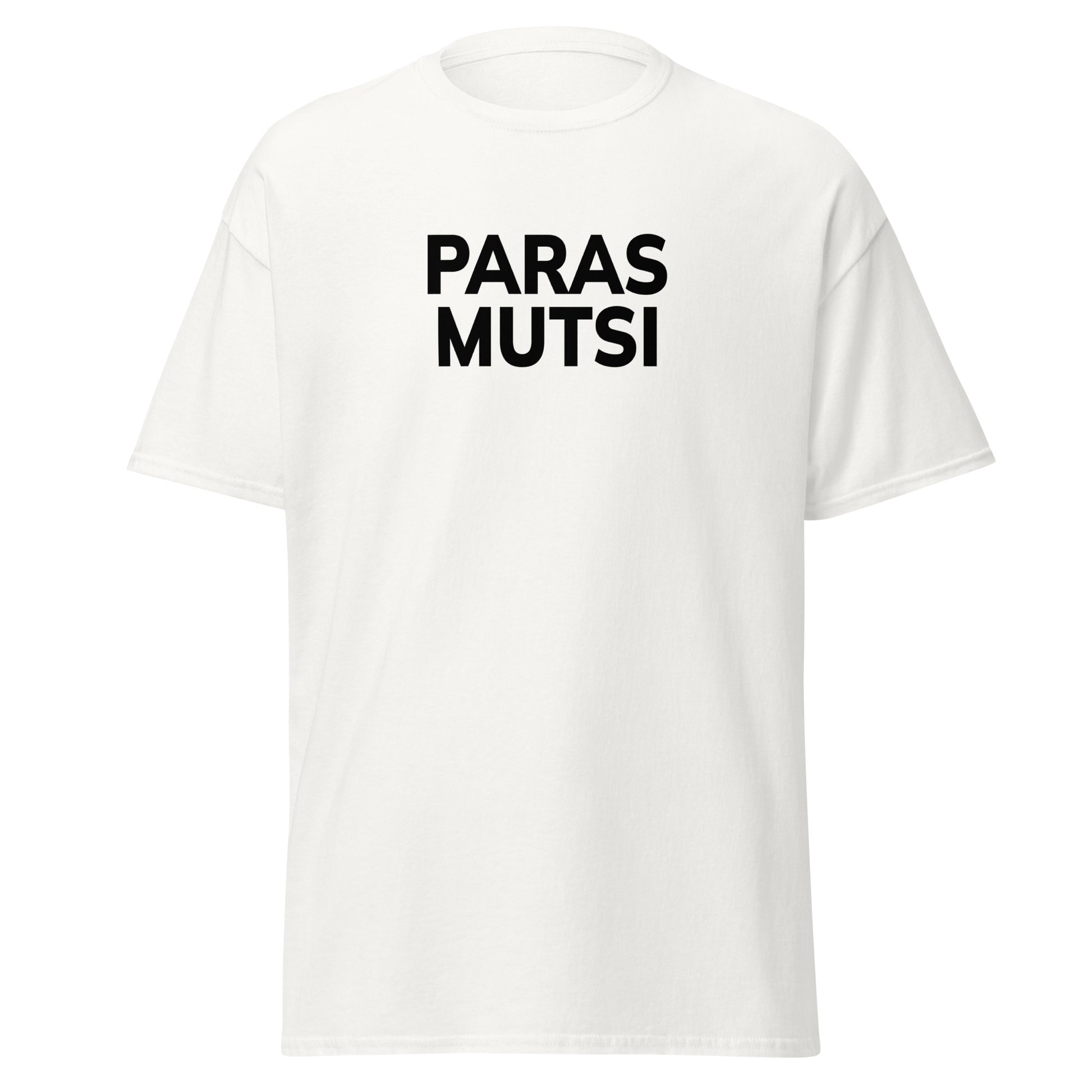 Valkoinen paras mutsi t-paita isolla mustalla tekstillä mukaville päiville