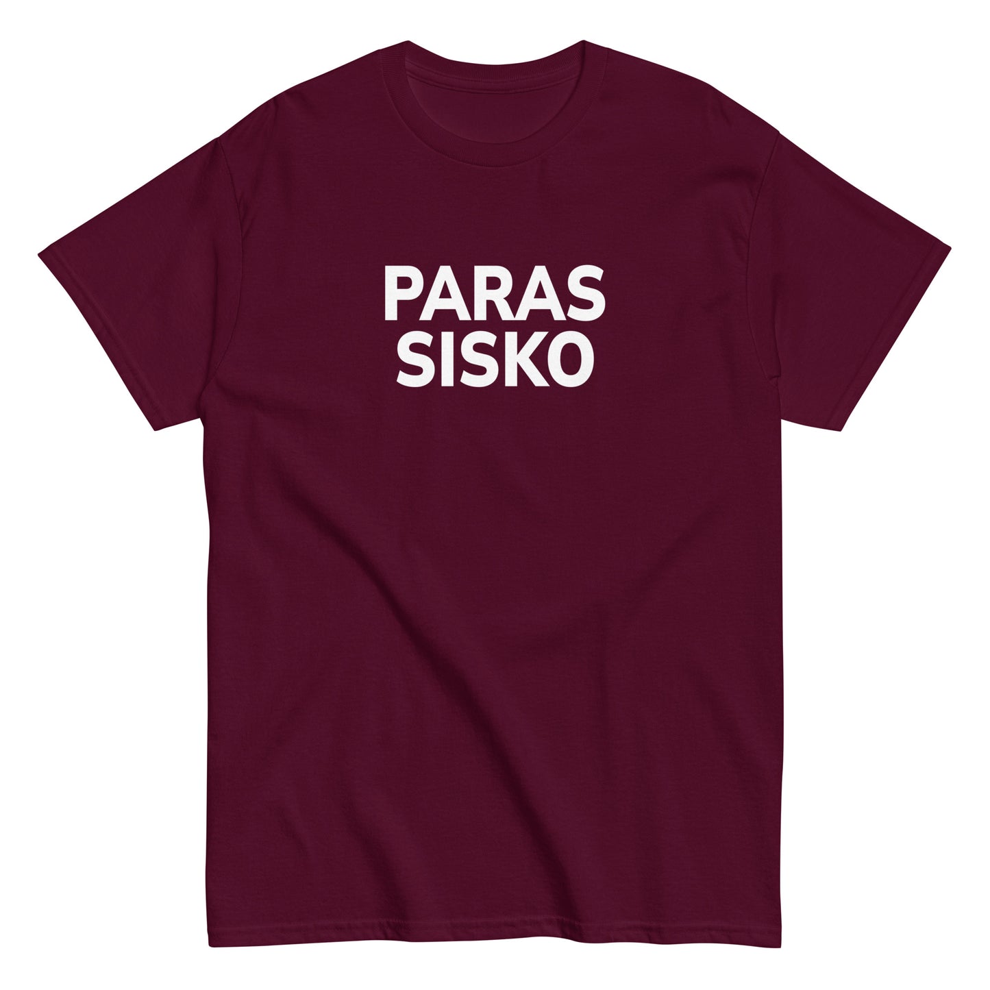 Meemirotta Paras sisko t-paita tummanpunaisena selkeällä tekstillä