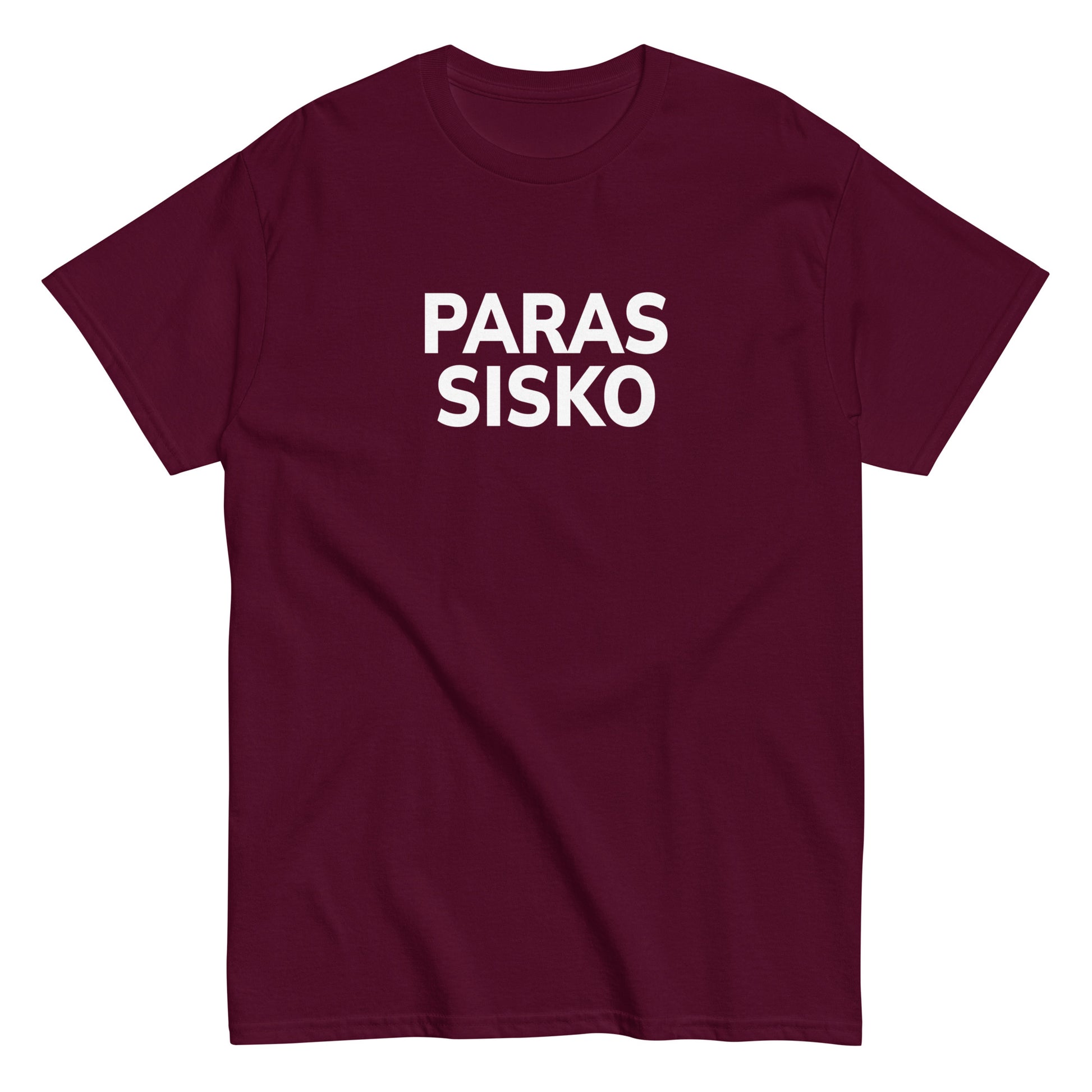 Meemirotta Paras sisko t-paita tummanpunaisena selkeällä tekstillä