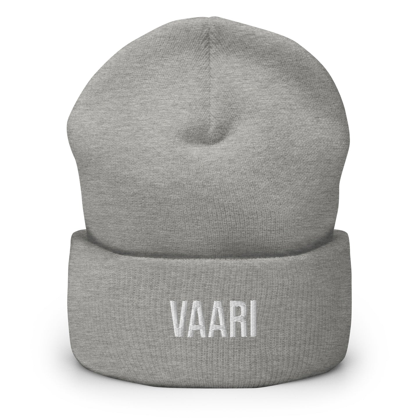 Harmaa vaari-pipo lahjaksi, pehmeä materiaali ja muotonsa säilyttävä rakenne