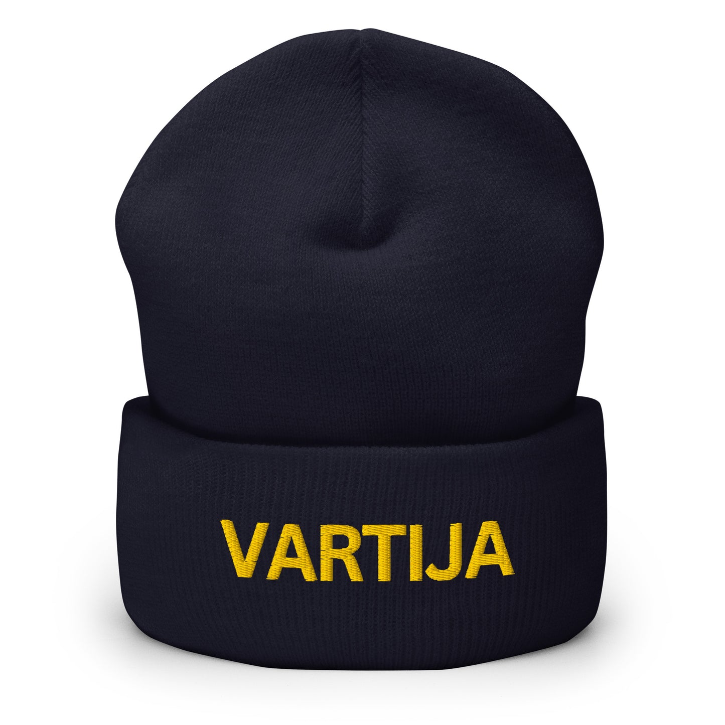 Meemirotta vartija pipo sinisenä kultakirjaillulla tekstillä VARTIJA