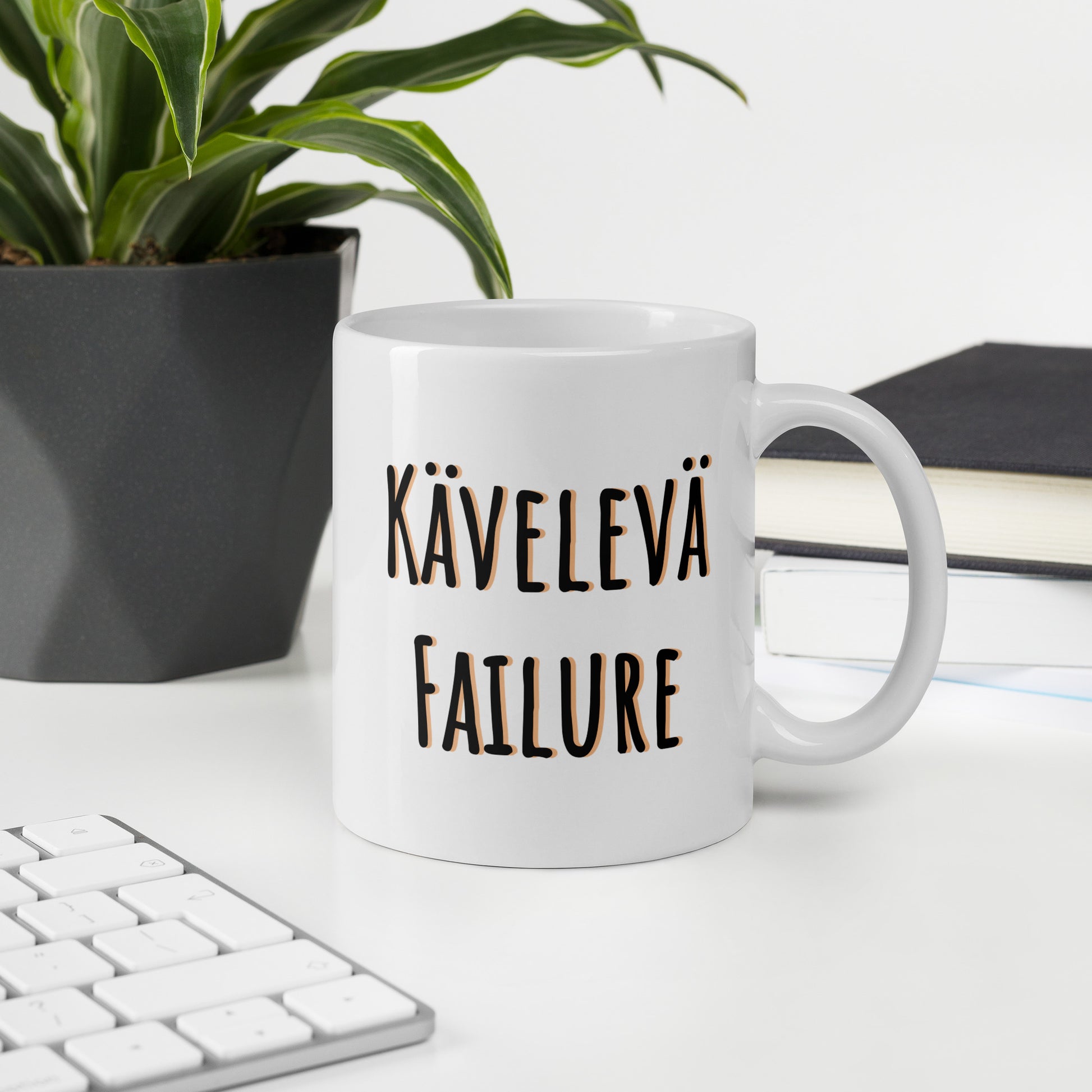 kävelevä failure hauska muki
