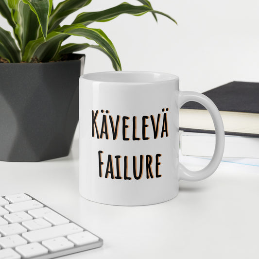 kävelevä failure hauska muki